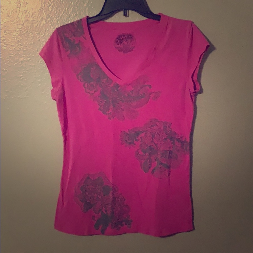 Pink Stranded Tee Shirt